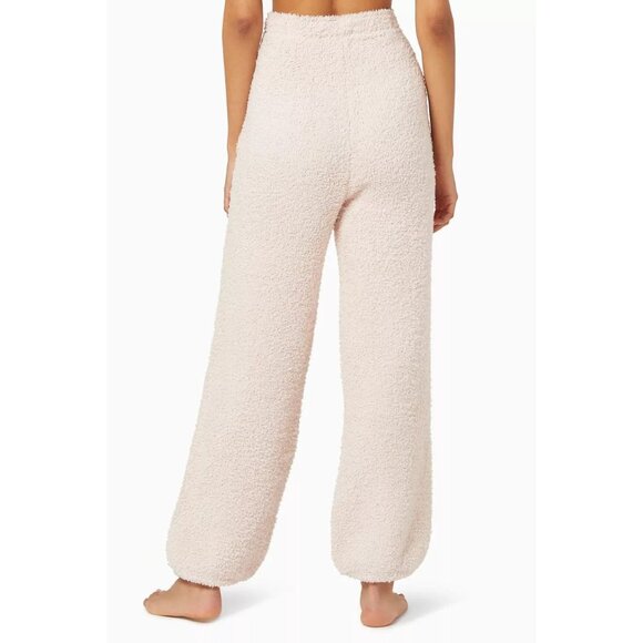 SKIMS Cozy Knit Dusk Light Pink Fuzzy Jogger Sweatpants Pants, Size XXS/XS - Picture 4 of 14